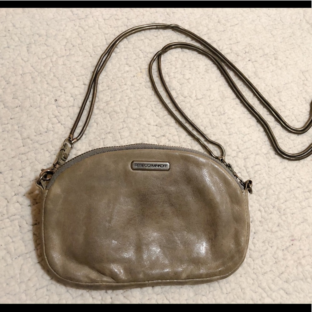 Rebecca Minkoff Leather Crossbody Mini Bag.